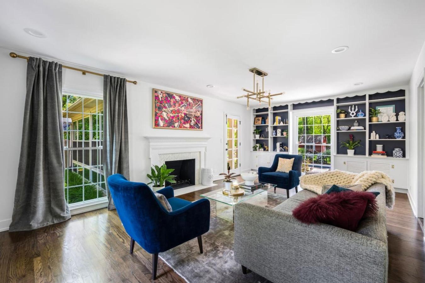 Spacious, Luxury Renovated Home With 4 Kings, Firepit غلين الين المظهر الخارجي الصورة